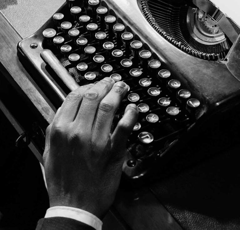 vintage typewriter